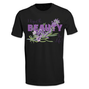 Lavender Respect the Beauty Tee