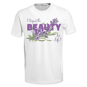 Lavender Respect the Beauty Tee