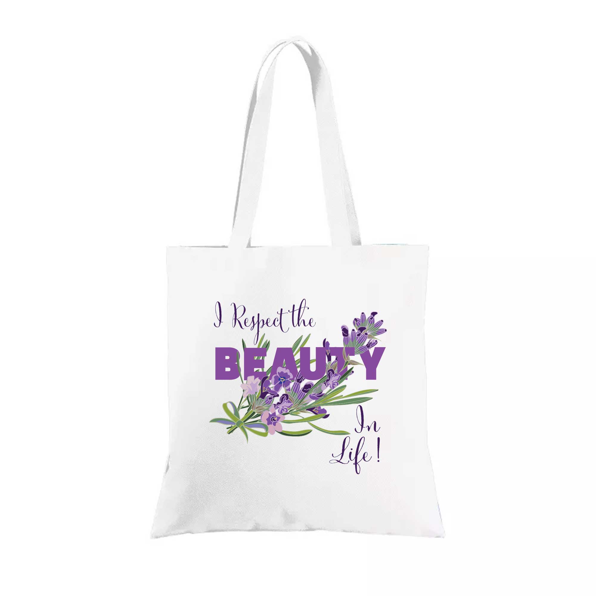 Aromatic Beauty in Life Tote - Elegant, Eco-Friendly & Scented Canvas Bag for Everyday Use