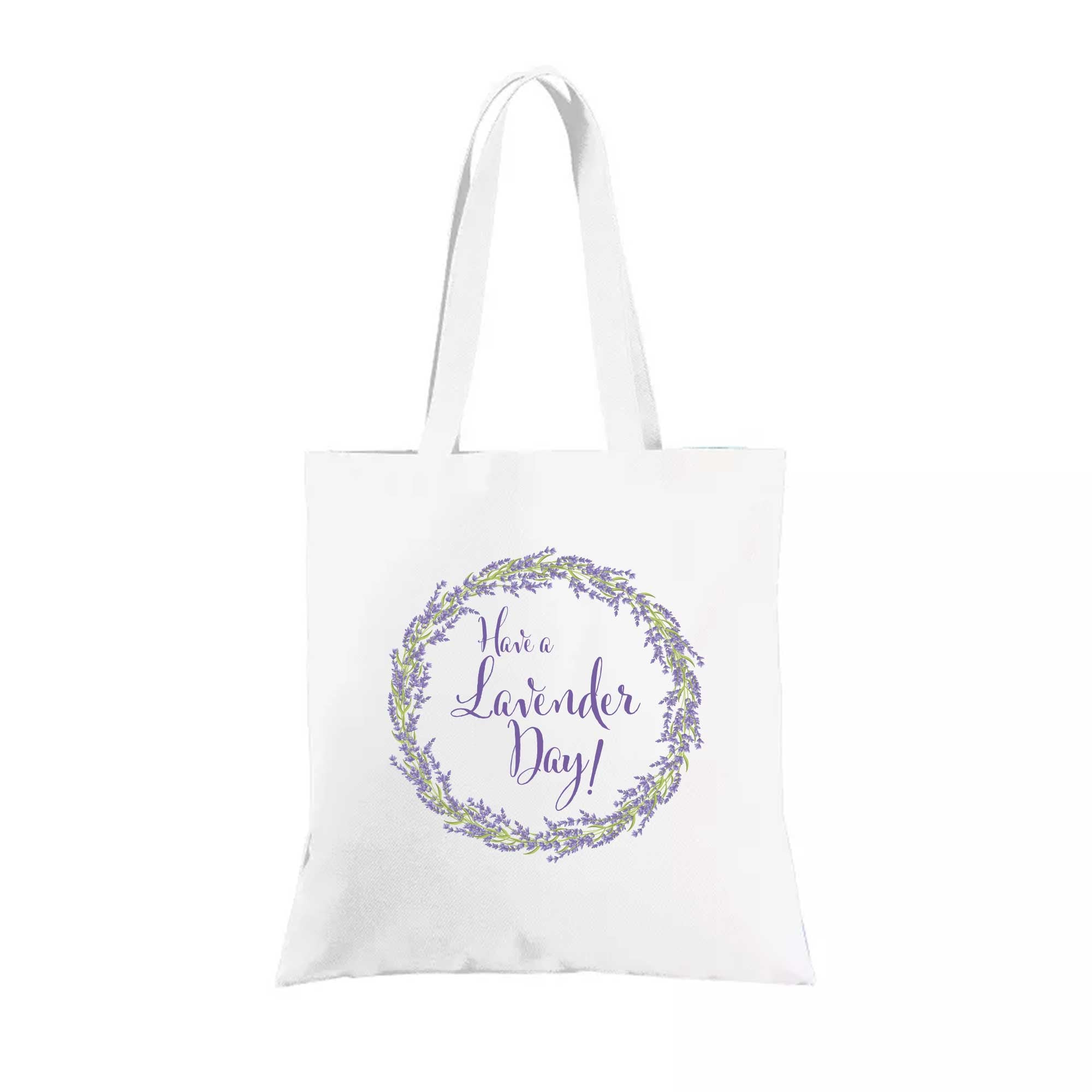 Lavender Day Tote Bag - Stylish, Eco-Friendly & Scented Canvas Carryall for Everyday Bliss