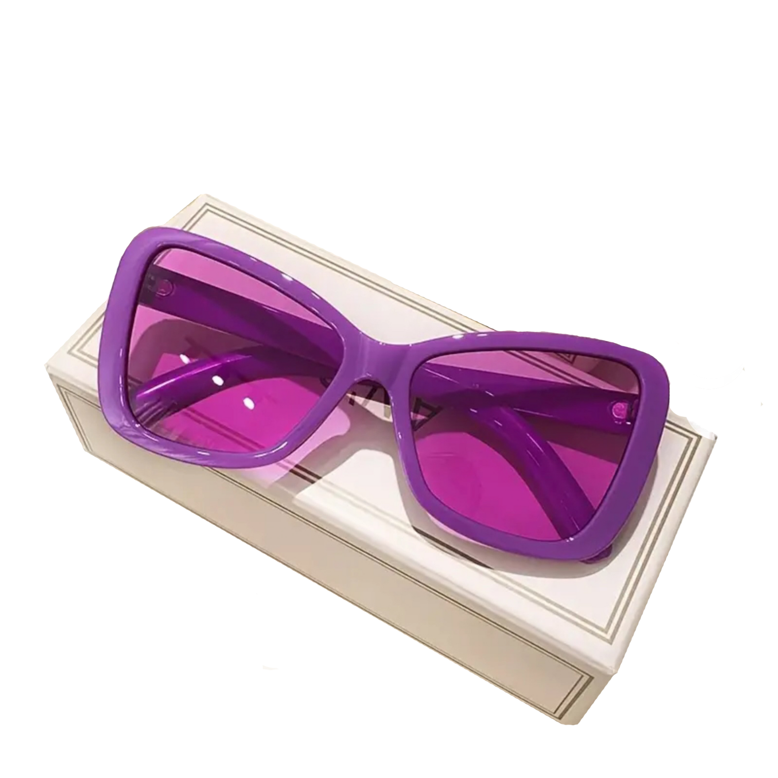 Stylish Lavender Sunglasses - A Chic and Eye-Catching Accessory for Every Fashionista