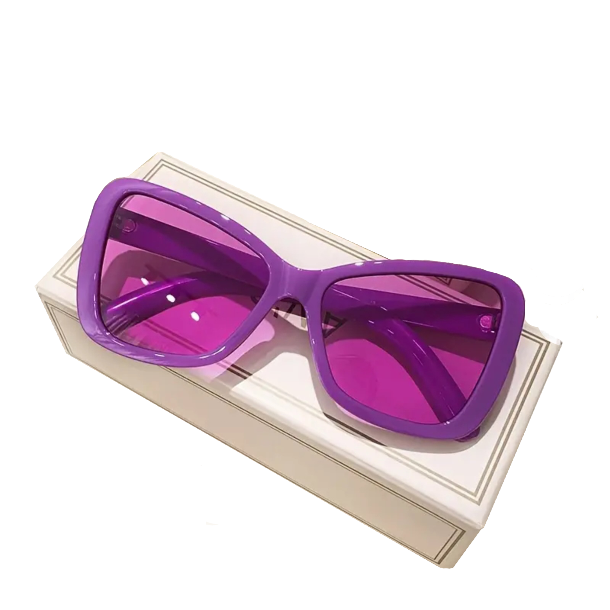 Stylish Lavender Sunglasses - A Chic and Eye-Catching Accessory for Every Fashionista